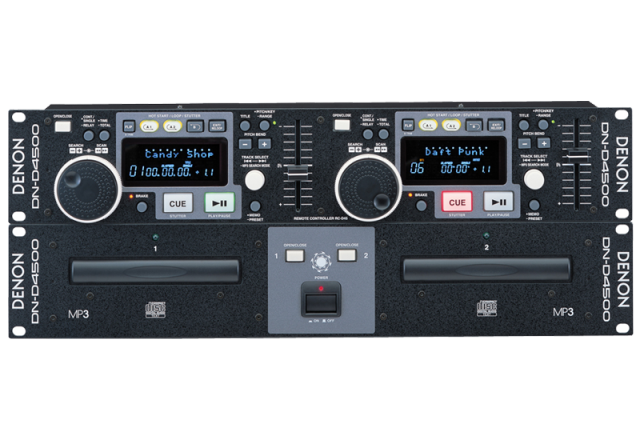 Denon DN-D4500 Dual CD/MP3 Player with DJ controls